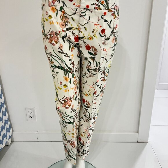 ZARA WOMAN Floral Trouser/Pants SZ M - Picture 1 of 8
